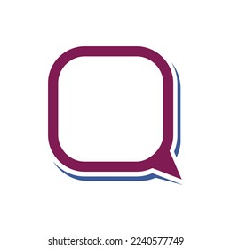 CHAT TALK CONCEPT PLANTILLA SÍMBOLO VECTOR DE LOGOTIPO