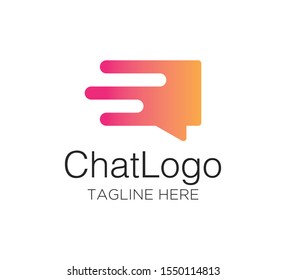 chat talk consulting logo design concept