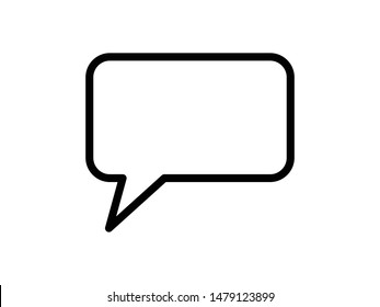 Chat, talk icon vector illustration EPS10. Communication concept