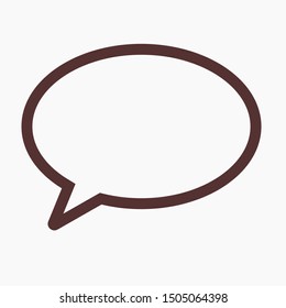 Chat, talk icon vector illustration EPS10. Communication concept