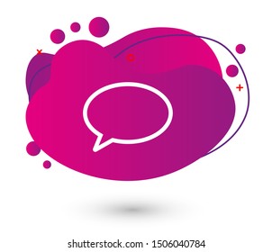 Chat, talk icon vector illustration EPS10. Communication concept