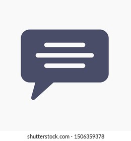 Chat, talk icon vector illustration EPS10. Communication concept