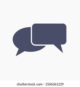 Chat, talk icon vector illustration EPS10. Communication concept