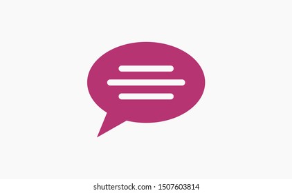 Chat, talk icon vector illustration EPS10. Communication concept