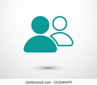 Chat, talk icon vector illustration EPS10. Communication concept