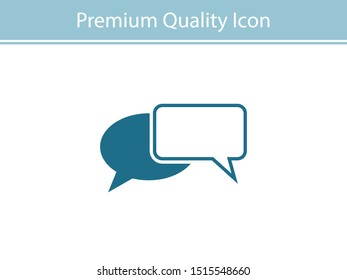 Chat, talk icon vector illustration EPS10. Communication concept