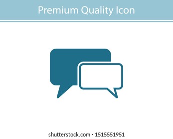Chat, talk icon vector illustration EPS10. Communication concept