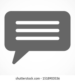 Chat, talk icon vector illustration EPS10. Communication concept