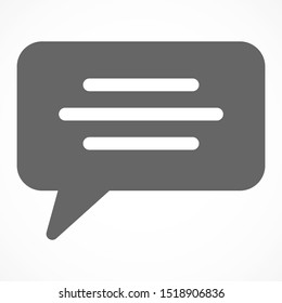 Chat, talk icon vector illustration EPS10. Communication concept