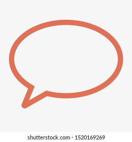 Chat, talk icon vector illustration EPS10. Communication concept