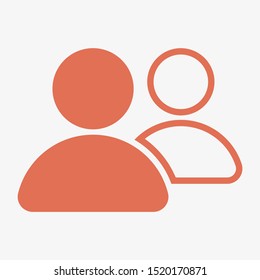 Chat, talk icon vector illustration EPS10. Communication concept