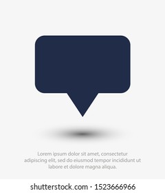 Chat, talk icon vector illustration EPS10. Communication concept