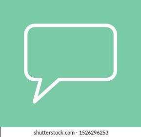 Chat, talk icon vector illustration EPS10. Communication concept