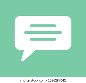 Chat, talk icon vector illustration EPS10. Communication concept
