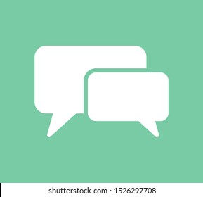 Chat, talk icon vector illustration EPS10. Communication concept