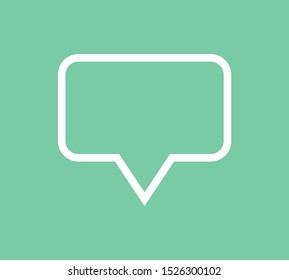 Chat, talk icon vector illustration EPS10. Communication concept