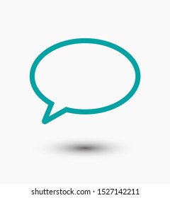 Chat, talk icon vector illustration EPS10. Communication concept