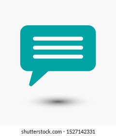 Chat, talk icon vector illustration EPS10. Communication concept