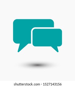 Chat, talk icon vector illustration EPS10. Communication concept