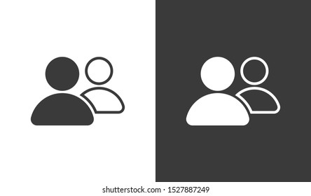 Chat, talk icon vector illustration EPS10. Communication concept