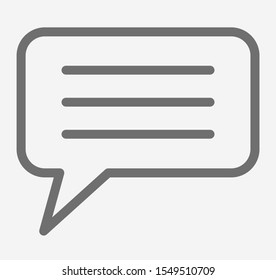 Chat, talk icon vector illustration EPS10. Communication concept