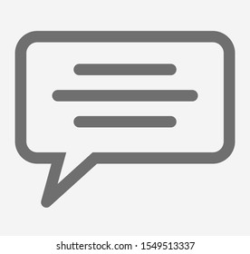 Chat, talk icon vector illustration EPS10. Communication concept