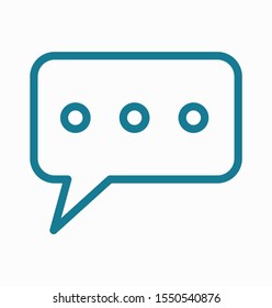 Chat, talk icon vector illustration EPS10. Communication concept