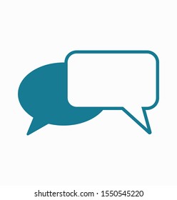 Chat, talk icon vector illustration EPS10. Communication concept