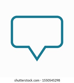 Chat, talk icon vector illustration EPS10. Communication concept