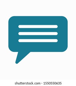 Chat, talk icon vector illustration EPS10. Communication concept