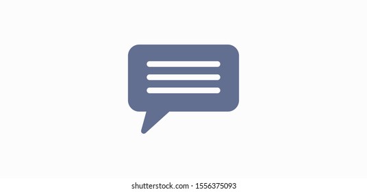 Chat, talk icon vector illustration EPS10. Communication concept