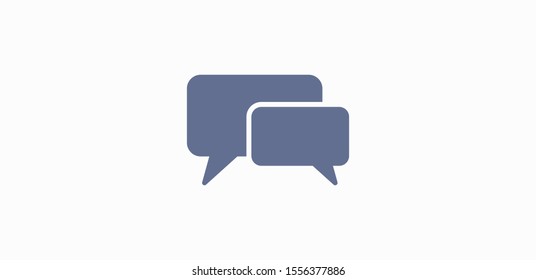 Chat, talk icon vector illustration EPS10. Communication concept