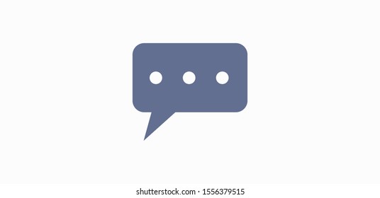 Chat, talk icon vector illustration EPS10. Communication concept