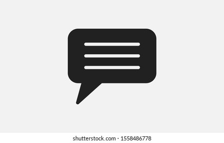 Chat, talk icon vector illustration EPS10. Communication concept