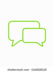 Chat, talk icon vector illustration EPS10. Communication concept