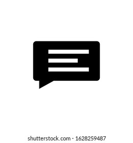 Chat, talk icon vector illustration with a white background