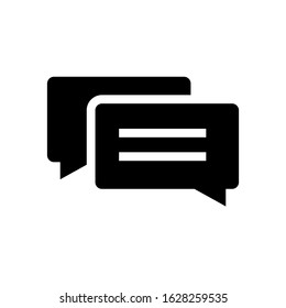Chat, talk icon vector illustration with a white background