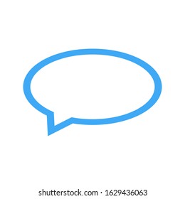 Chat, talk icon vector illustration with a white background