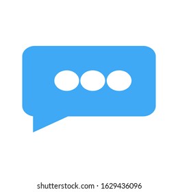 Chat, talk icon vector illustration with a white background