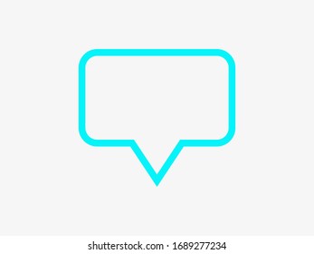 Chat, talk icon vector illustration EPS10. Communication concept