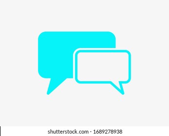 Chat, talk icon vector illustration EPS10. Communication concept