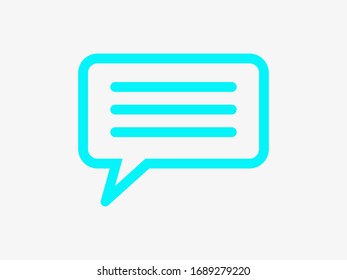 Chat, talk icon vector illustration EPS10. Communication concept