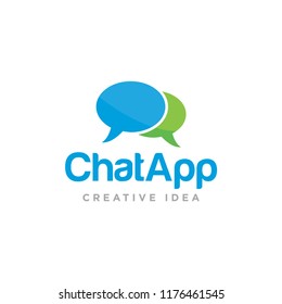 Chat Talk Logo template