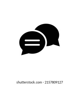 chat talk new icon simple vector