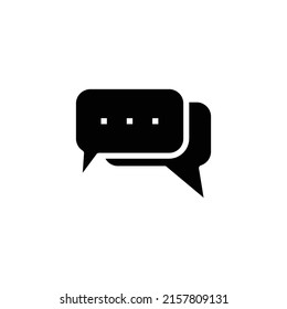 chat talk new icon simple vector