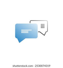 Chat talk pixel perfect logo vector symbol