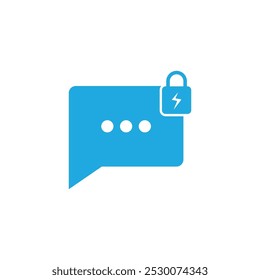 Chat talk pixel perfect logo vector symbol