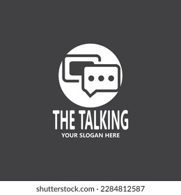 Chat Talking Logo And Symbol Vector Template