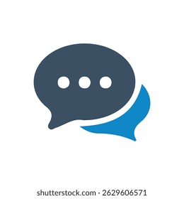Chat, Text, Comment, online Message. Social media message. Vector illustration isolated on white background. eps 10