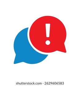Chat, Text, Comment, online Message. Social media message. Vector illustration isolated on white background. eps 10